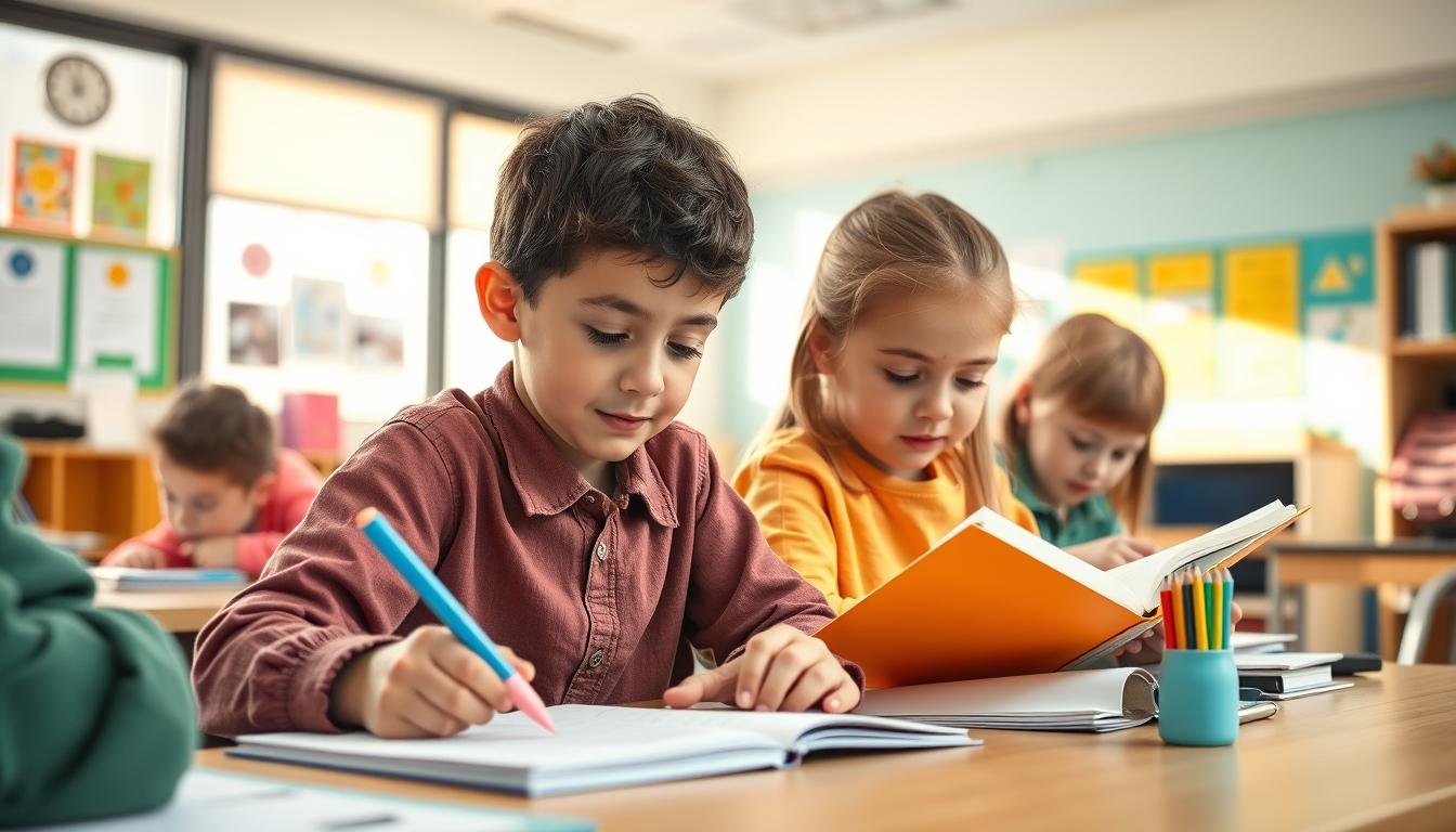 Students collaborating in study space